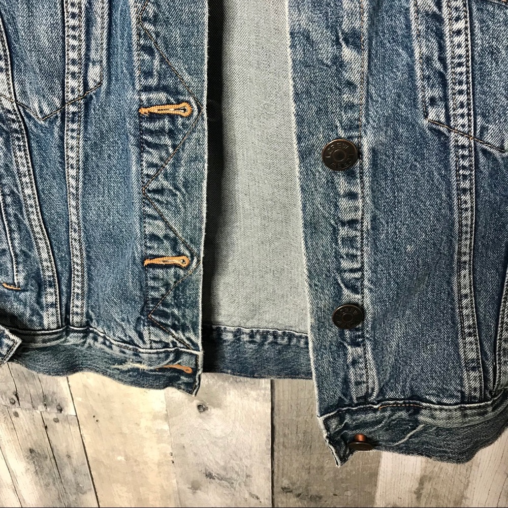 J Crew Indigo Denim Jacket XXS - Picture 6 of 8